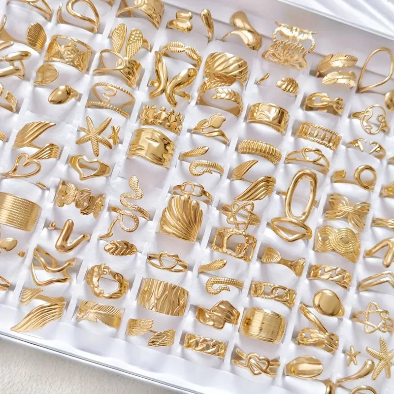 Elegant Gold Statement Ring – Timeless Everyday Style